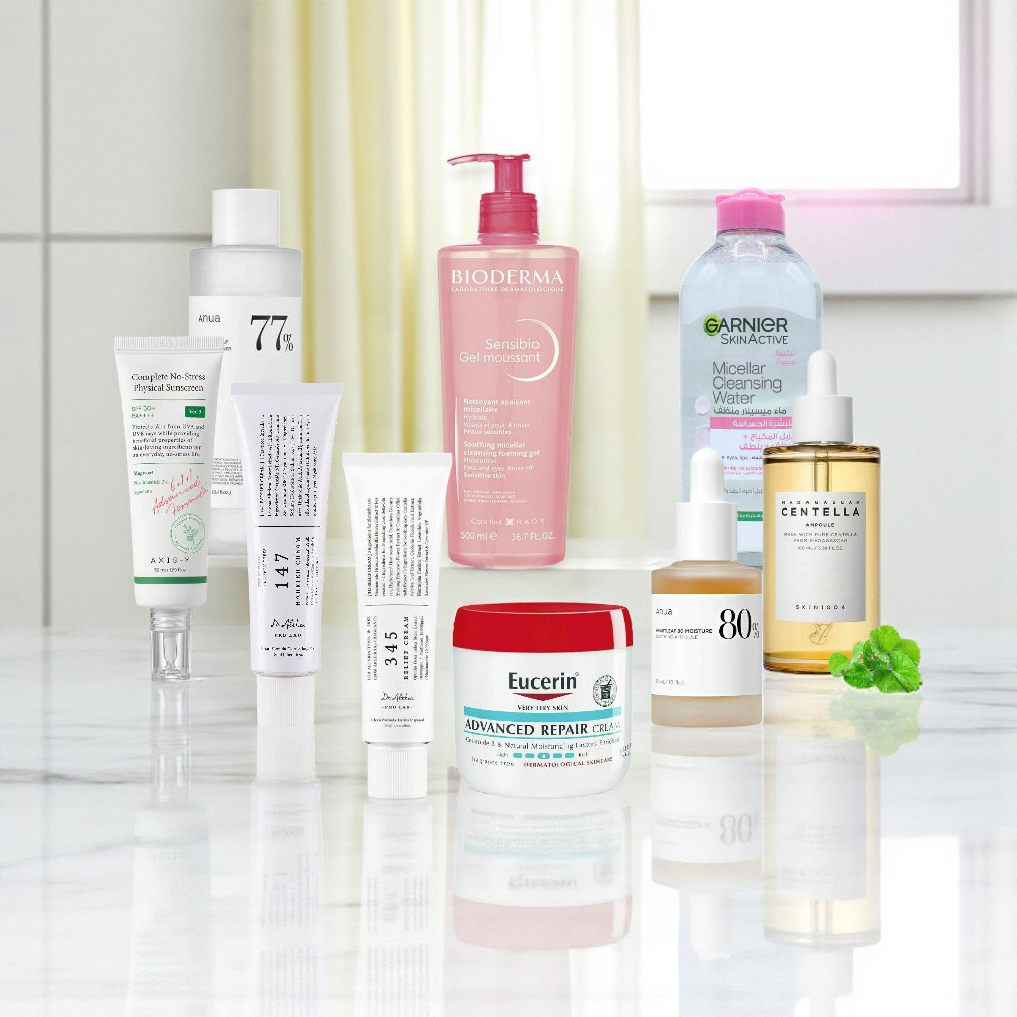 روتين يومي كامل للبشرة الحسّاسة