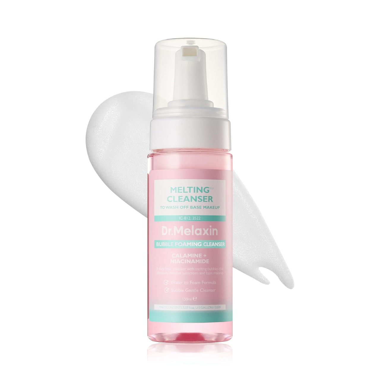 منظف د. ميلاكسين الرغوي لإزالة المكياج والشوائب – 150مل