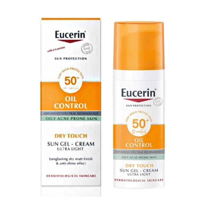 Eucerin Sun Protection Cream & Gel SPF 50+ - 50ml