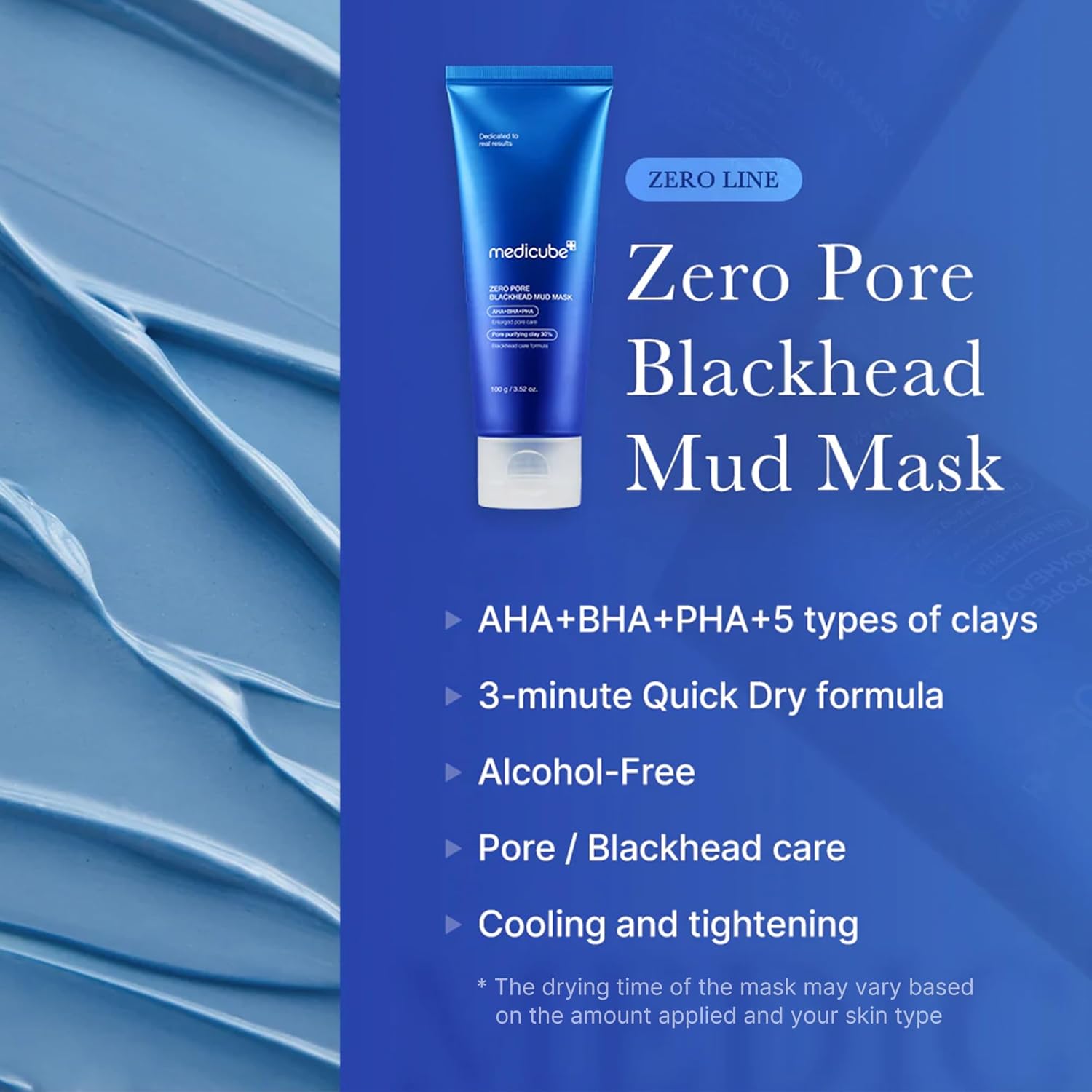 Medicube Zero Pore & Blackhead Clearing Clay Mask - 100ml