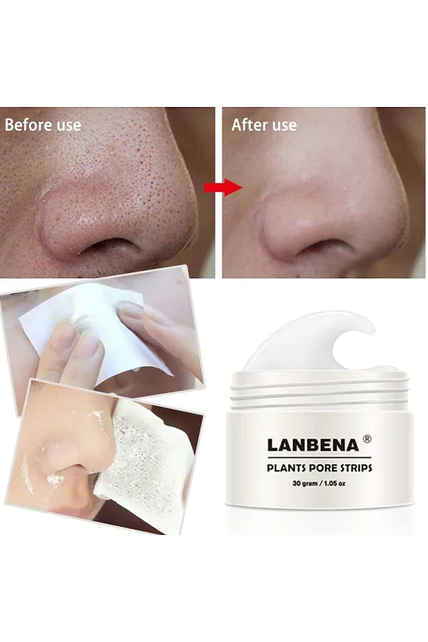 Lanbena Nose Pore Cleansing Strips Blackhead Remover - 30g