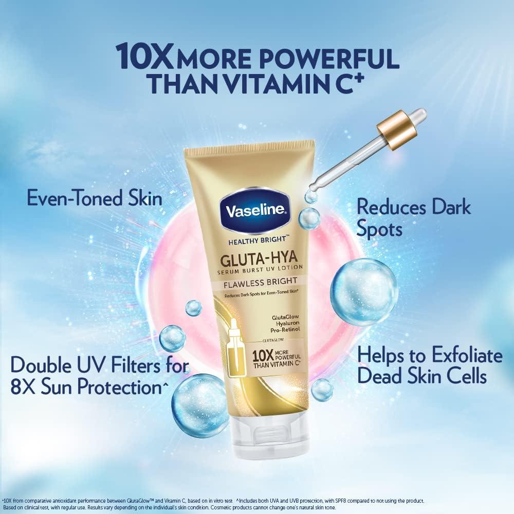 Vaseline Gluta Healing Serum Boosting Lotion with Sunscreen - 330ml