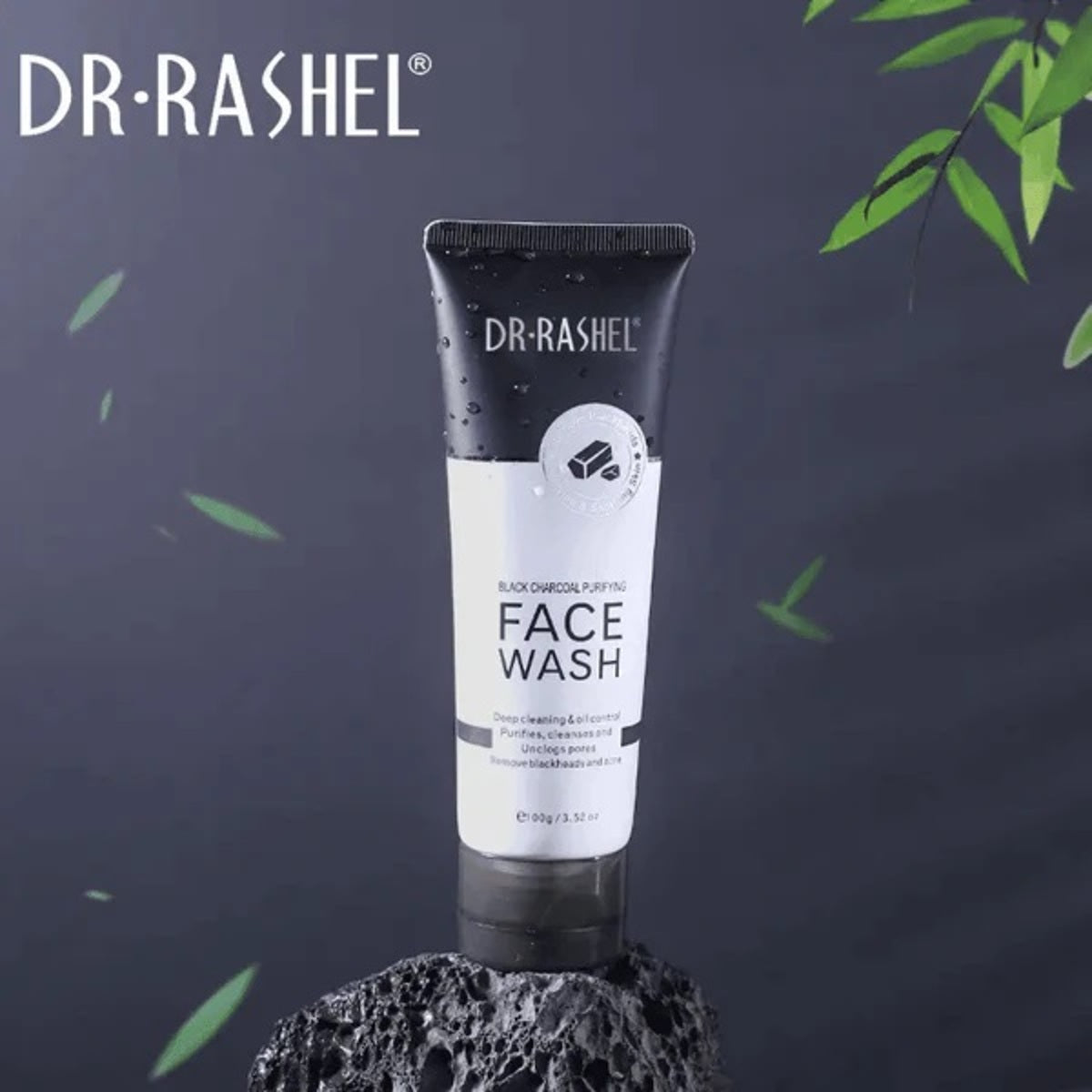 Dr. Rashel Black Charcoal Purifying Facial Wash - 100g