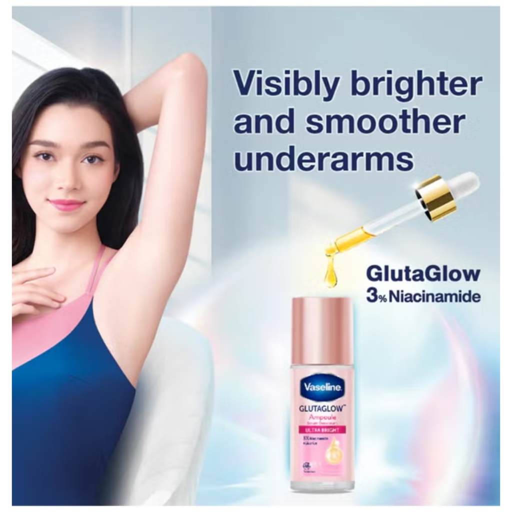 Vaseline Gluta Glow Ultra Bright Ampoule Deodorant Serum - 45ml