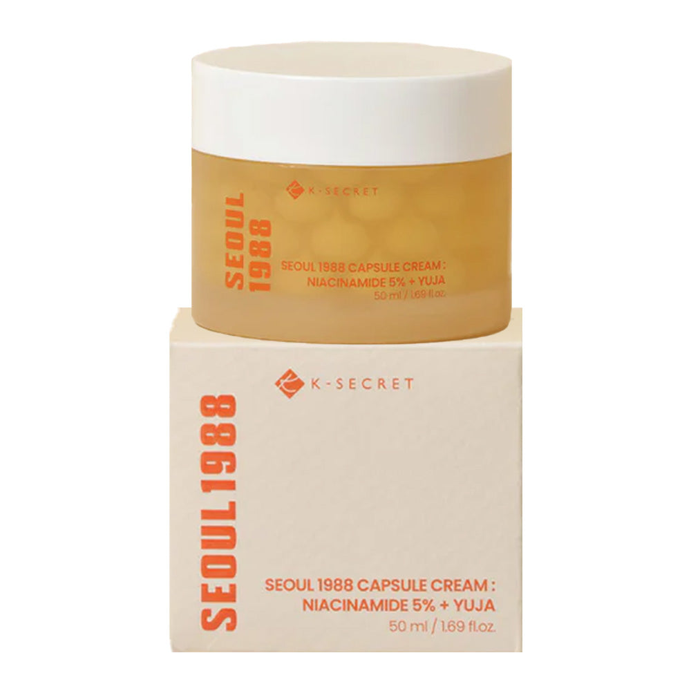 K-Secret Seoul 1988 Niacinamide 5% & Yuja Capsule Cream - 50ml