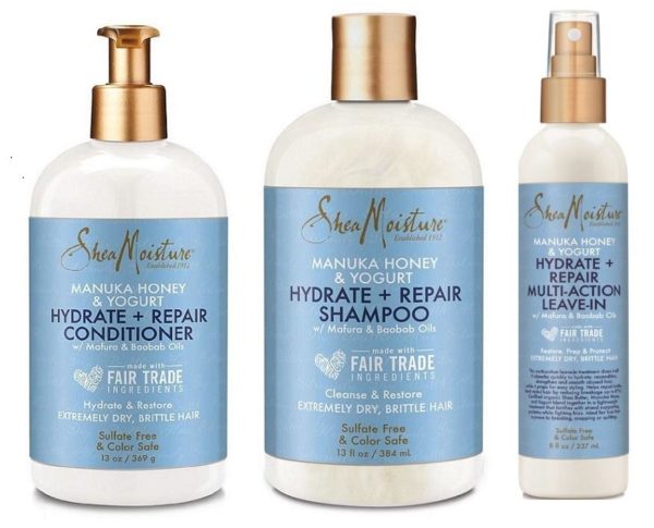Shea Moisture Manuka Honey & Yogurt Hydrate & Repair 3-Piece Set
