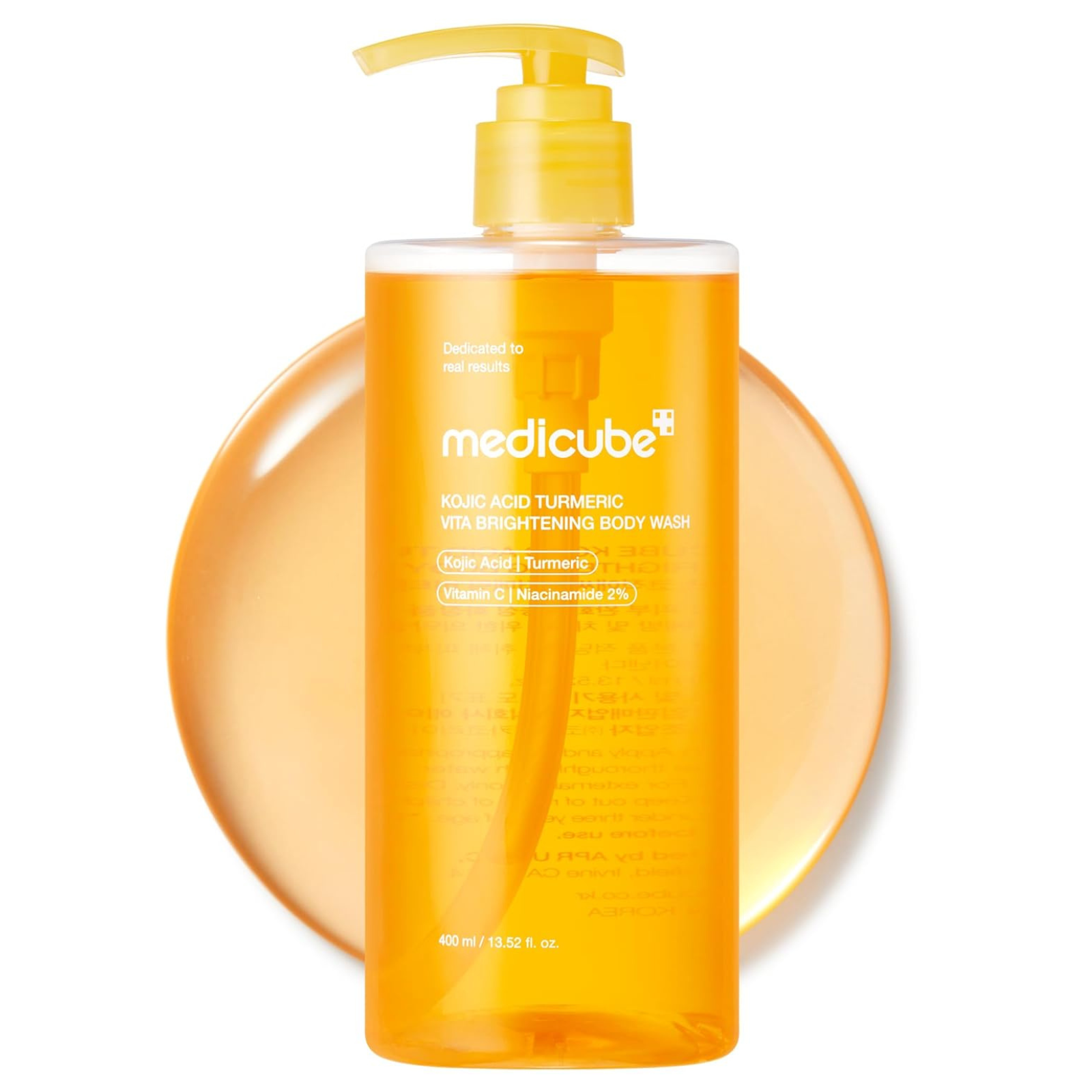 Medicube Kojic Acid & Turmeric Skin Brightening Body Wash - 400ml