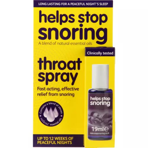 Stop Snoring Natural Oils Snoring Relief Spray - 19ml