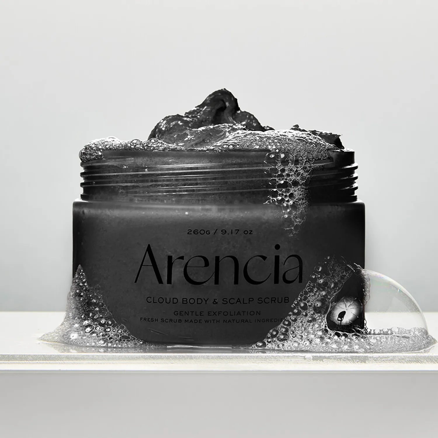 Arincia Black Tea & Yuzu Body & Scalp Scrub - 260g