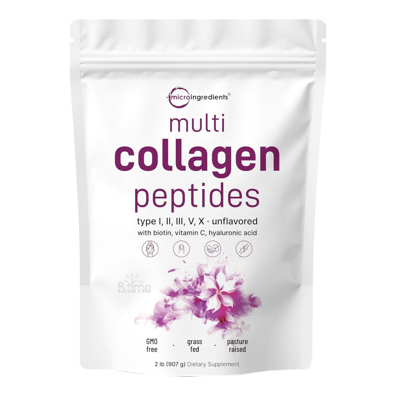 مسحوق ببتيدات الكولاجين المتعددة من مايكرو إنغريدينتس – 2رطل(907g)