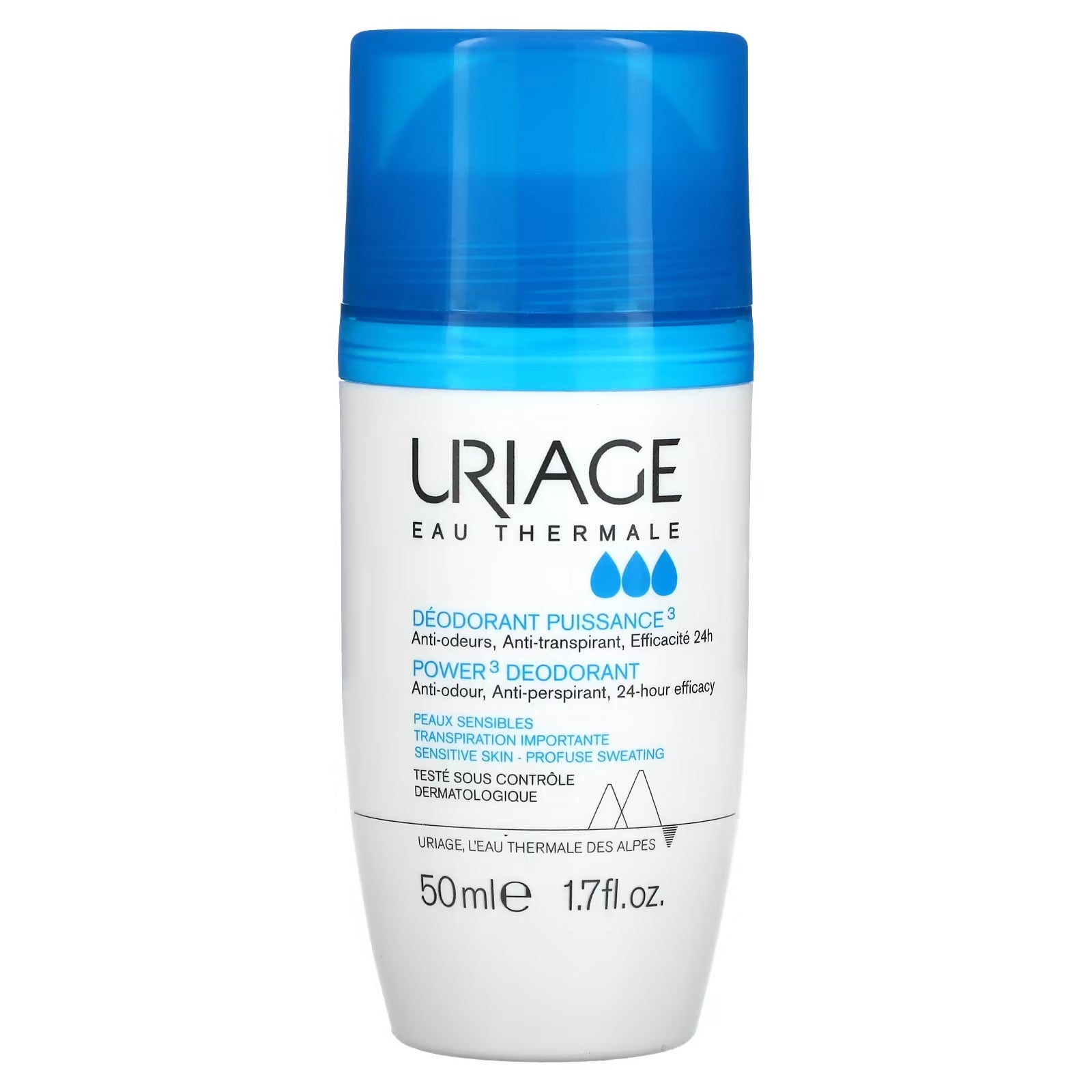 Uriage Deodorant for Very Sweaty Skin - 50 ml
