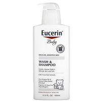 Eucerin Baby Wash and Shampoo 2in1 Tear Free Formula – 400ml