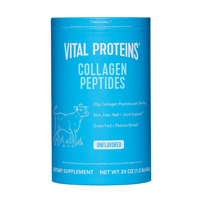 Vital Proteins Collagen Peptides Powder, Unflavored - 680g