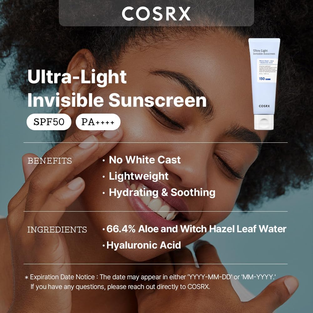 COSRX Sheer Light Sunscreen SPF 50 - 50ml