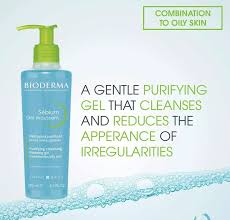 Bioderma Sebium Foaming Gel Cleanser for Oily and Combination Skin - 500 ml