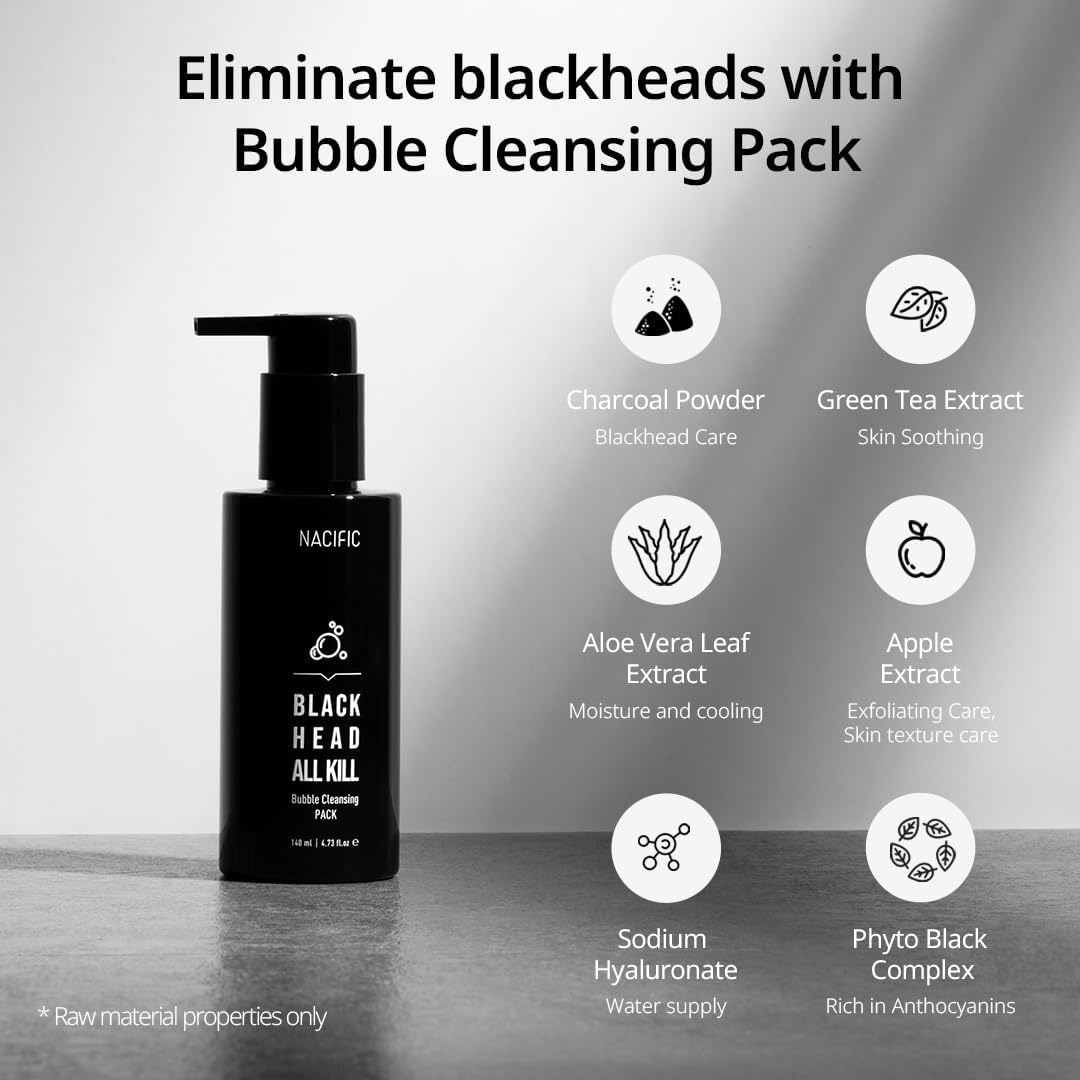 Nasific Blackhead Remover Bubble Cleanser – 140ml