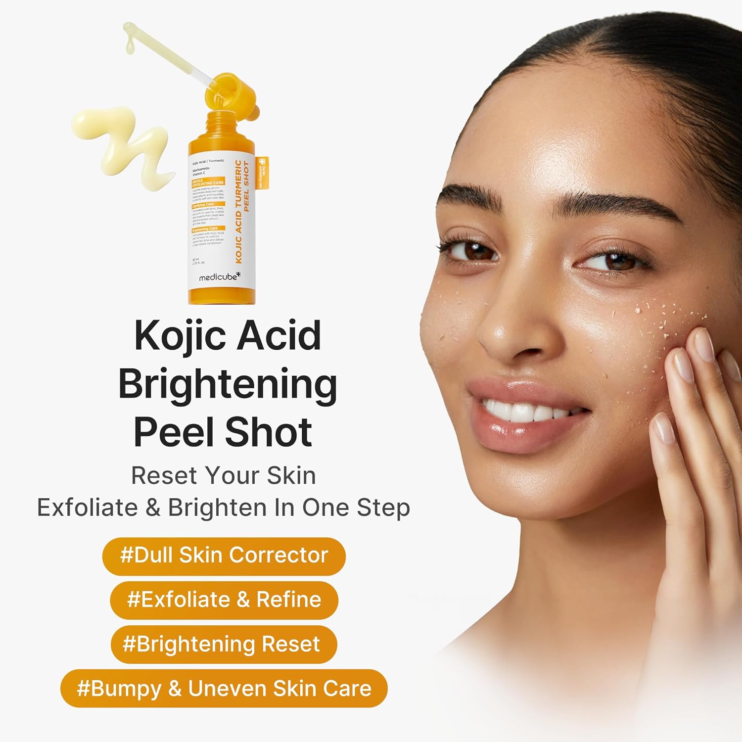 Medicube Kojic Acid Turmeric Peel Shot – 80ml