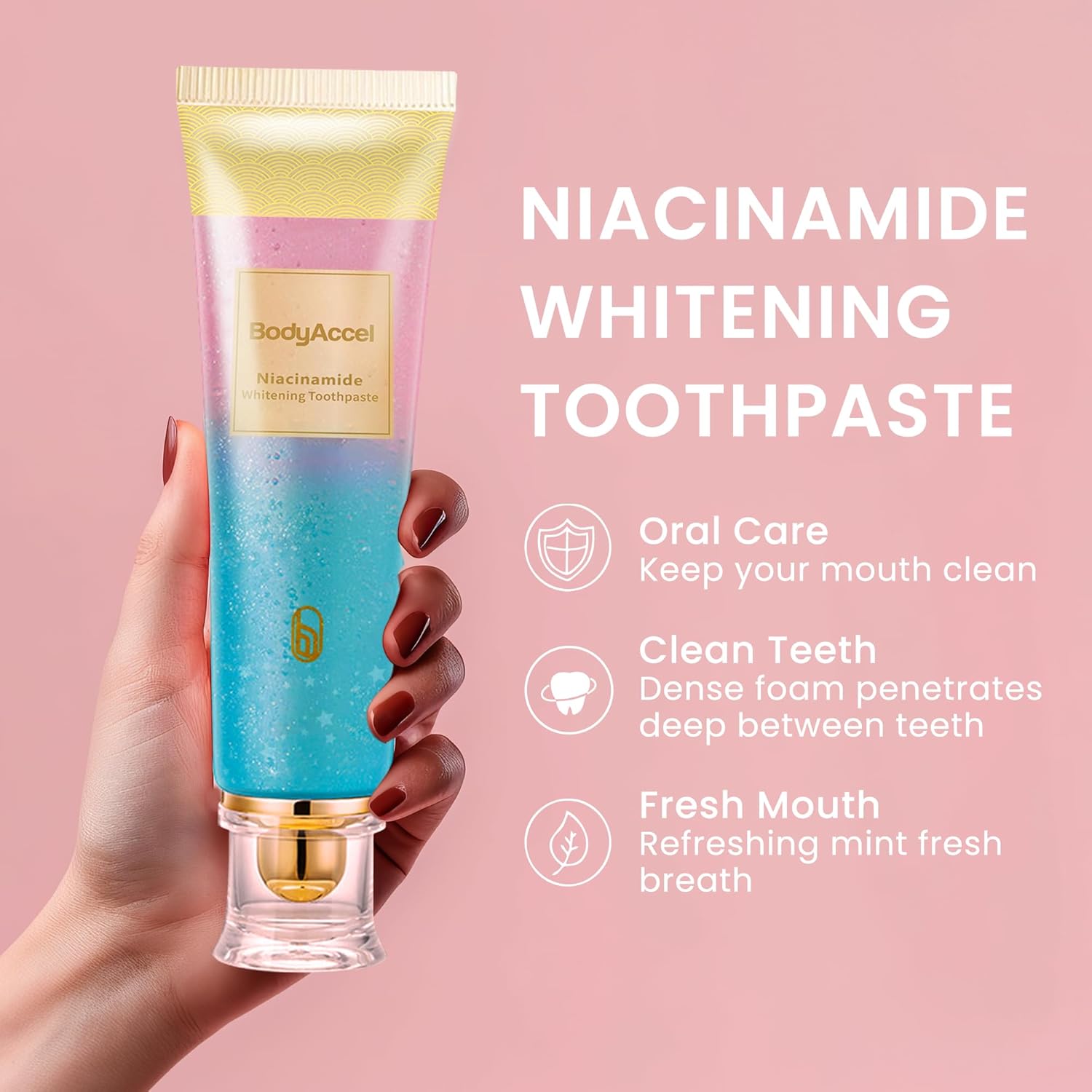 Body Excel Niacinamide Whitening Toothpaste – 100g