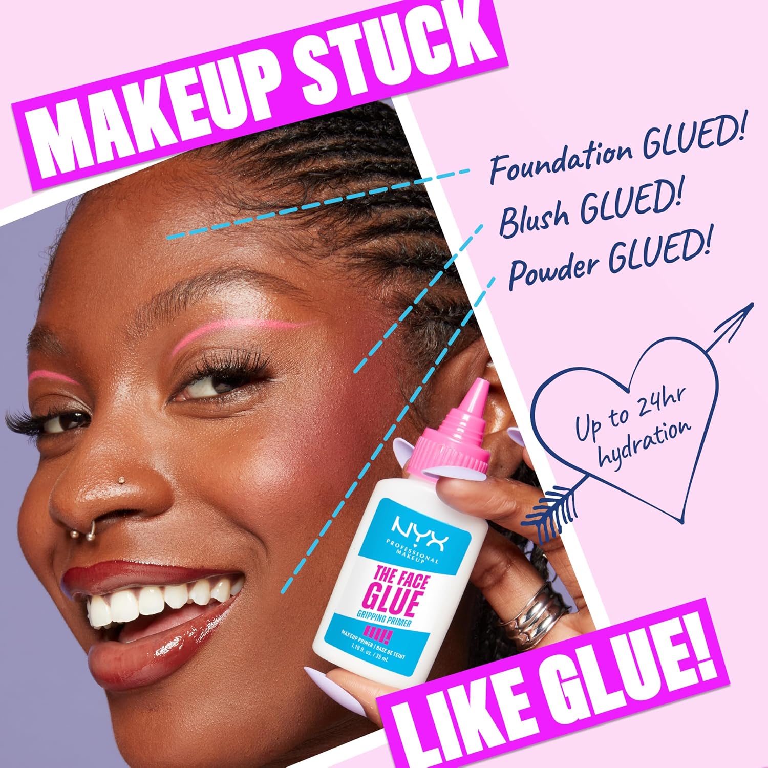 NYX The Face Glow Makeup Setting Primer – 35ml