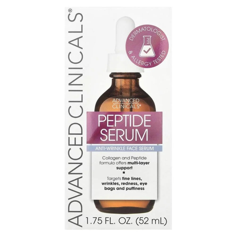 Advanced Clinicals Anti-Wrinkle Peptide Serum - 52ml