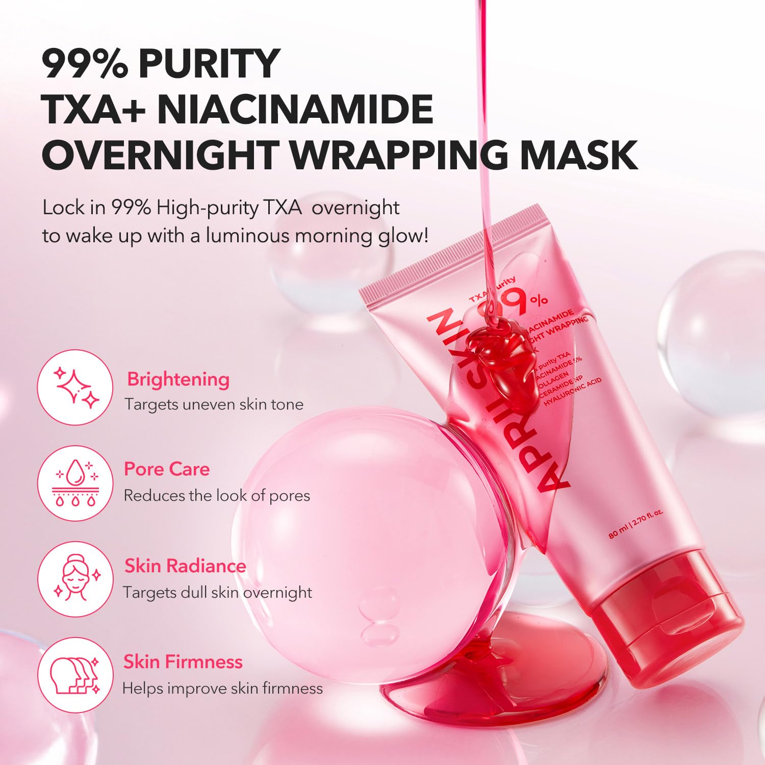 Aprilskin Encapsulated Night Mask TXA Niacinamide 99 - 80ml