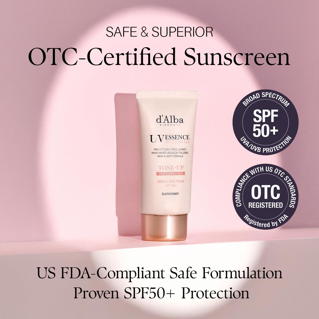 Dalba UV Essence Tone Up Pink Color Corrector Sunscreen – 50ml