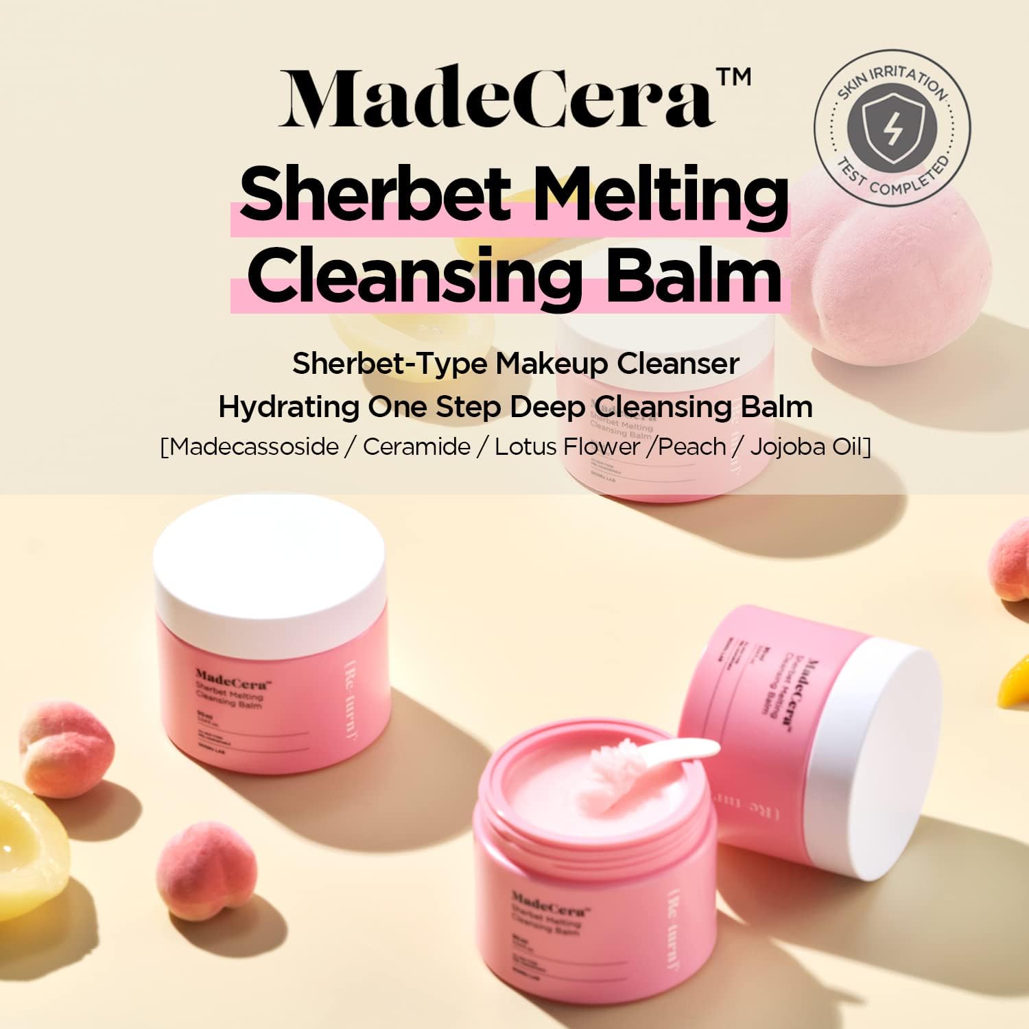 Skinnerx Lab Sherbet Melt-Off Cleansing Balm for Makeup Removal – 90ml