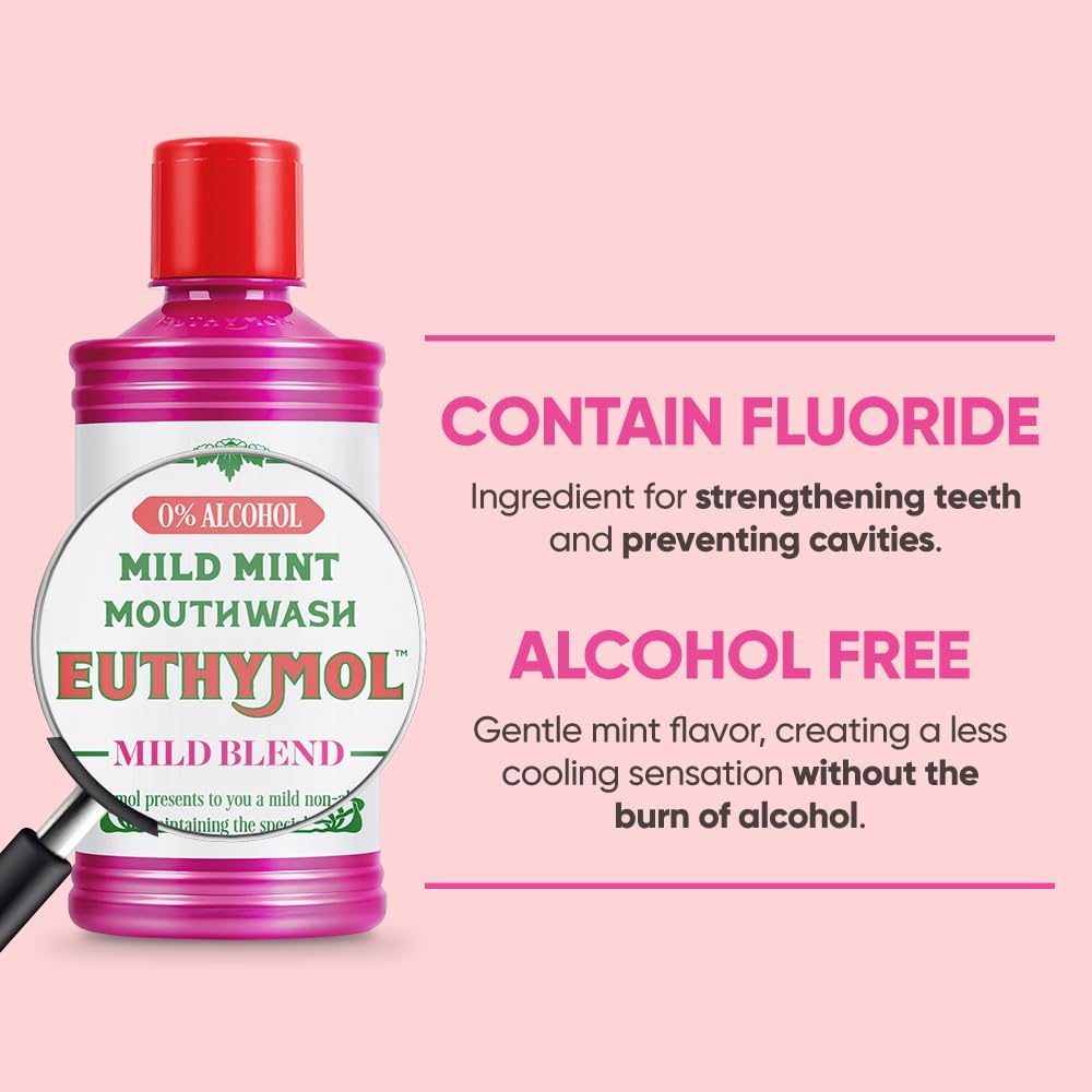 Euthymol Mouthwash Mild Mint - 500ml
