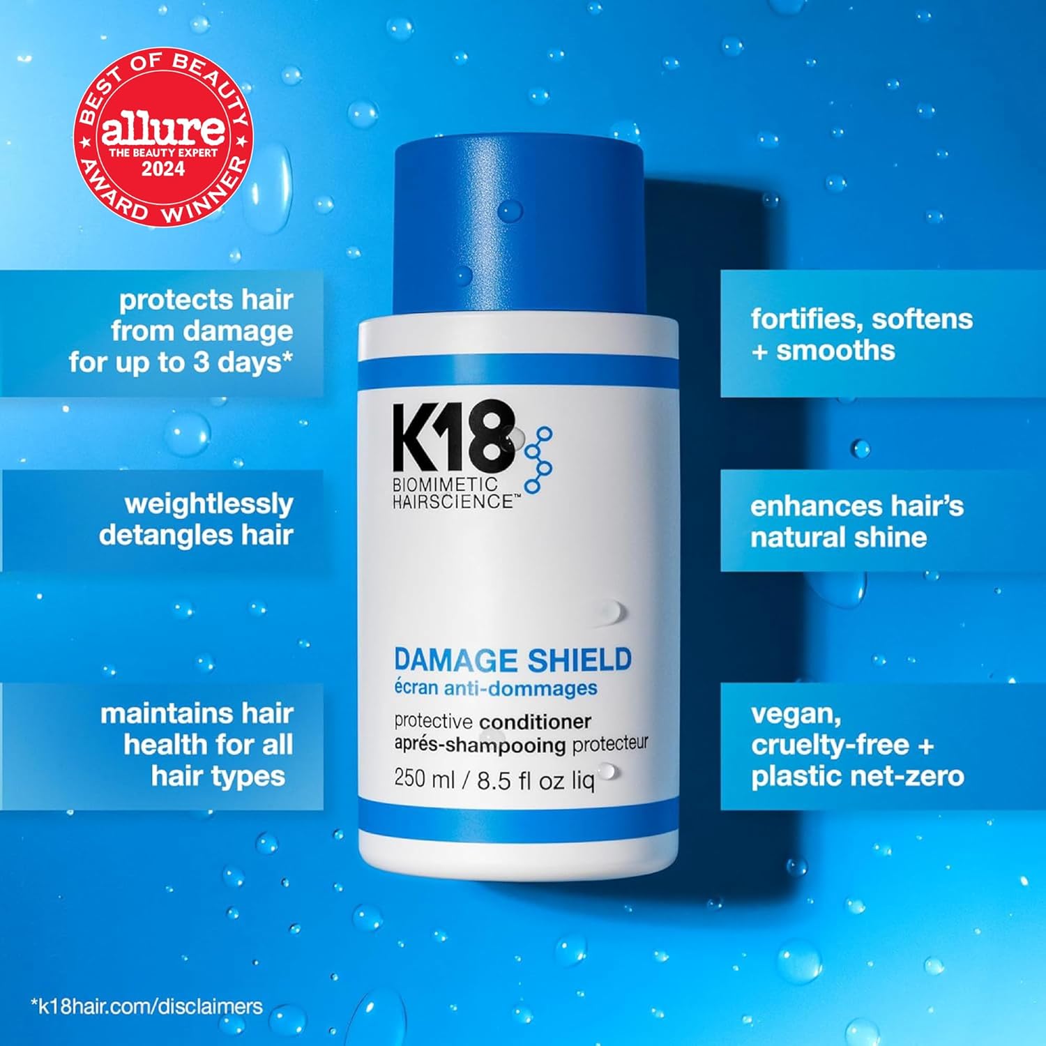K18 Damage Shield Protective Conditioner – 250ml