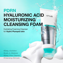 Anua PDRN Hyaluronic Acid Moisturizing Cleansing Foam – 150ml