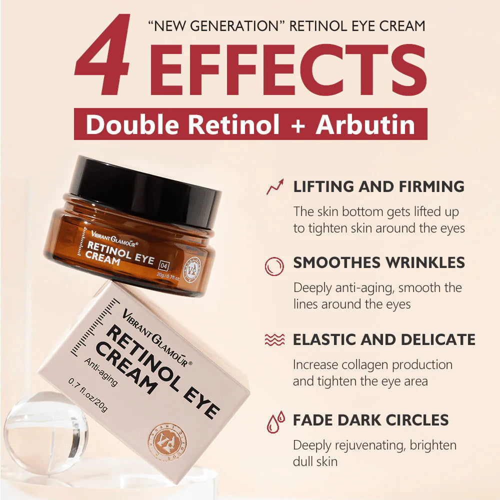 Vibrant Glamour Anti-Wrinkle & Dark Circle Retinol Eye Cream – 20g