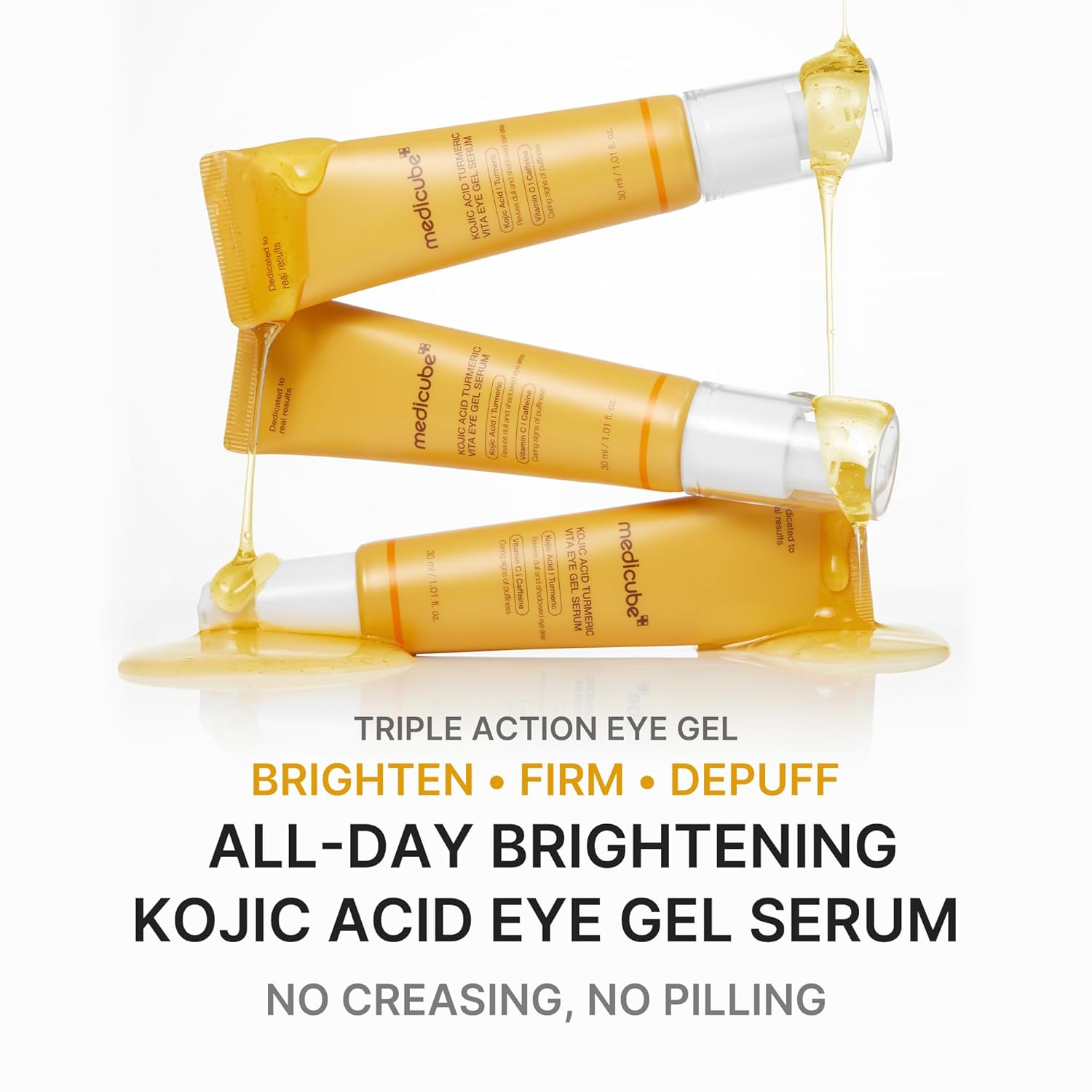 Medicube Kojic Acid Turmeric Vita Eye Gel Serum – 30ml
