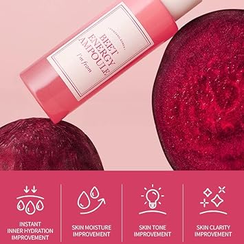 أمبول طاقة الشمندر للعناية بالبشرة - 30 مل