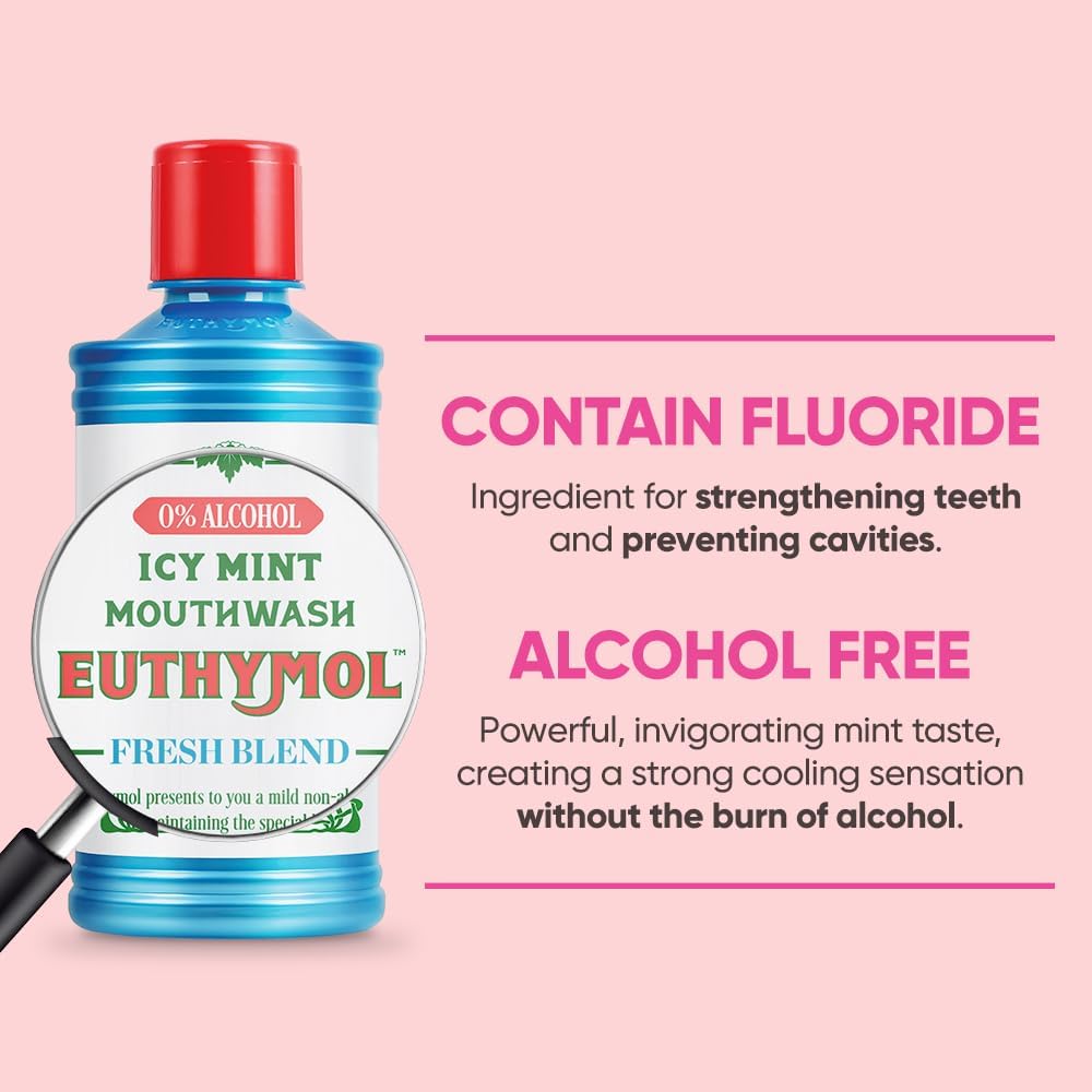Euthymol Mouthwash Cool Mint - 500ml