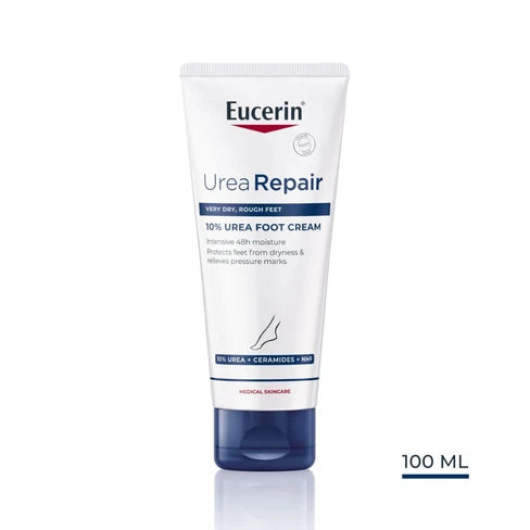 Eucerin Urea Repair Cream for Dry and Cracked Feet - 100ml
