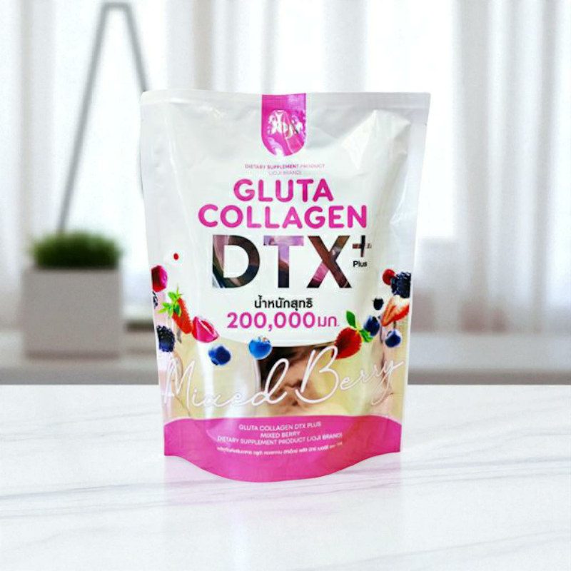 Glow Ta Collagen DTX Plus Mixed Berry Flavor Dietary Supplement by Goji