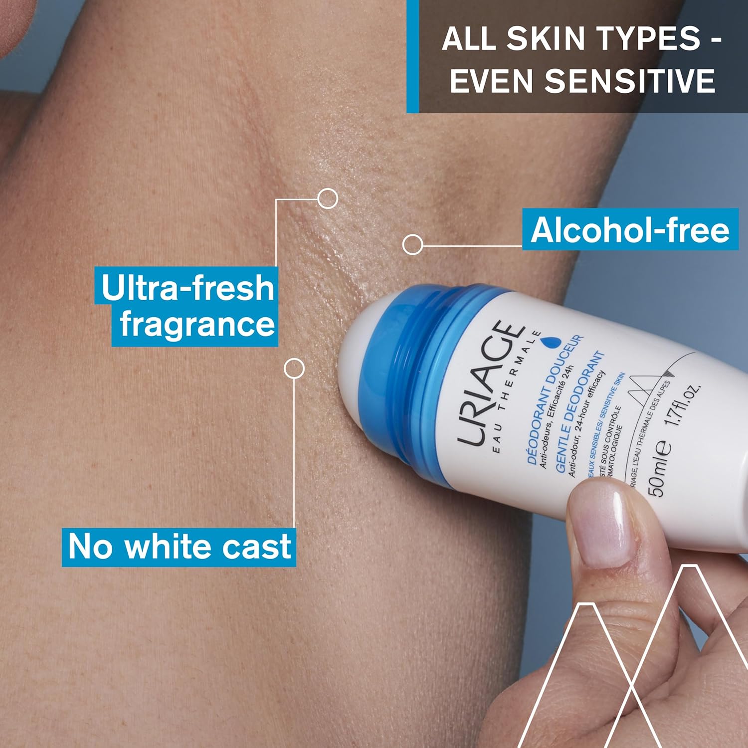 Uriage Deodorant for Very Sweaty Skin - 50 ml
