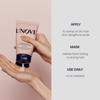 Unov Leave-In Heat Protectant Hair Treatment – 147ml