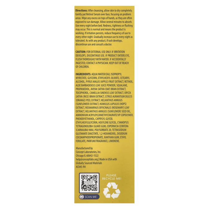 Advanced Clinicals Retinol Anti-Wrinkle Serum - 52ml