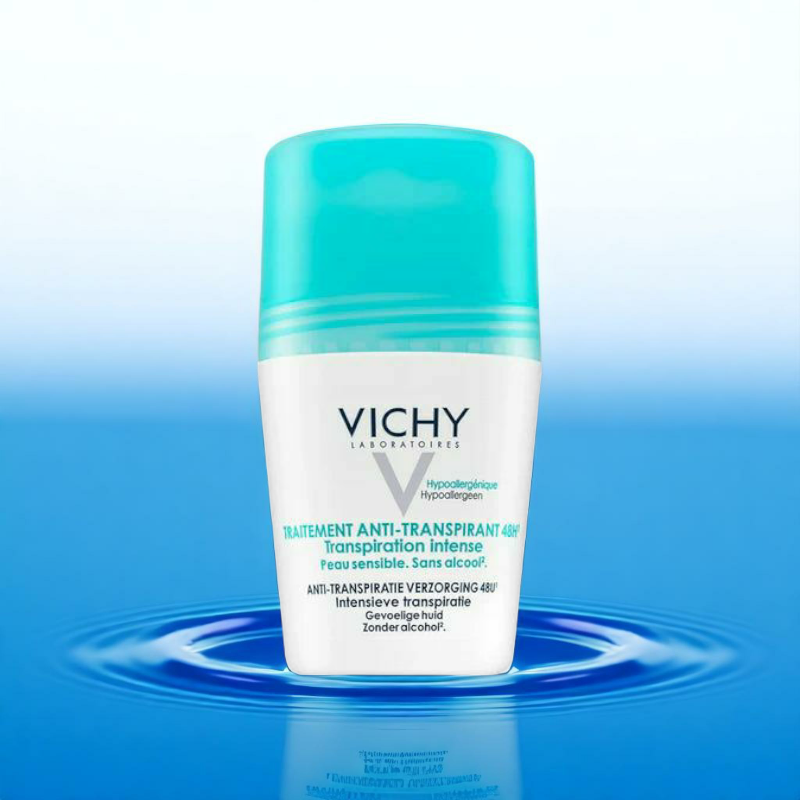 Vichy 48H Antiperspirant Roll-On - 50ml