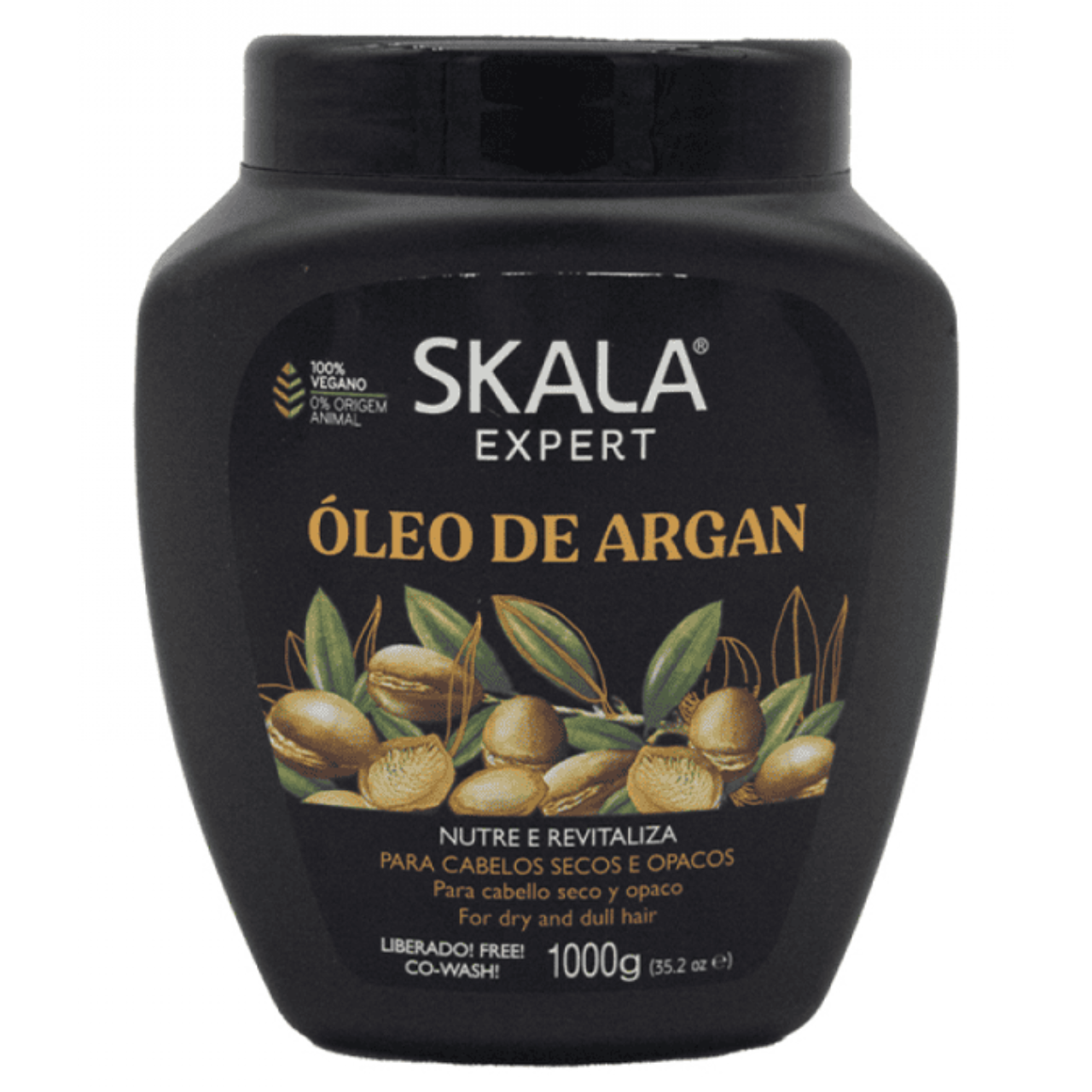 Scala Cream with Argan Oil Extract to Nourish and Moisturize Hair - 1000g