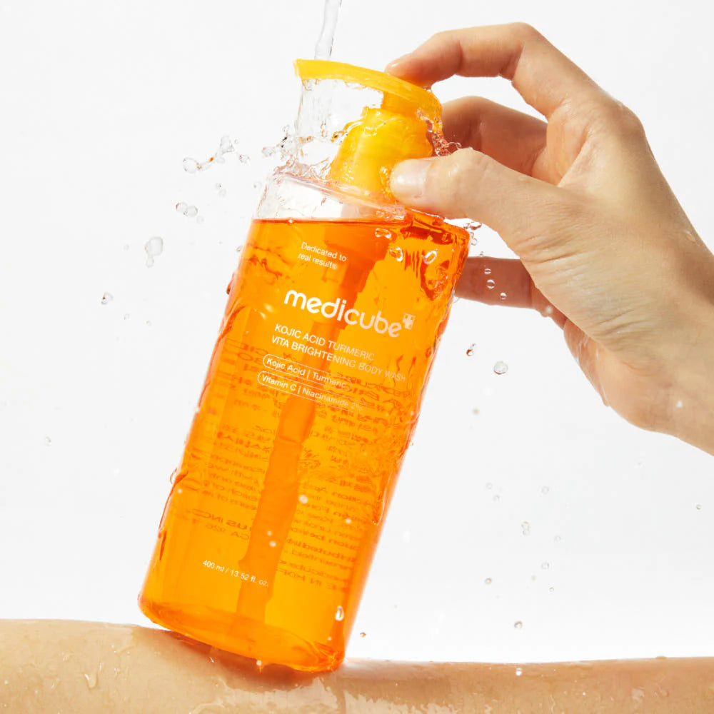 Medicube Kojic Acid & Turmeric Skin Brightening Body Wash - 400ml