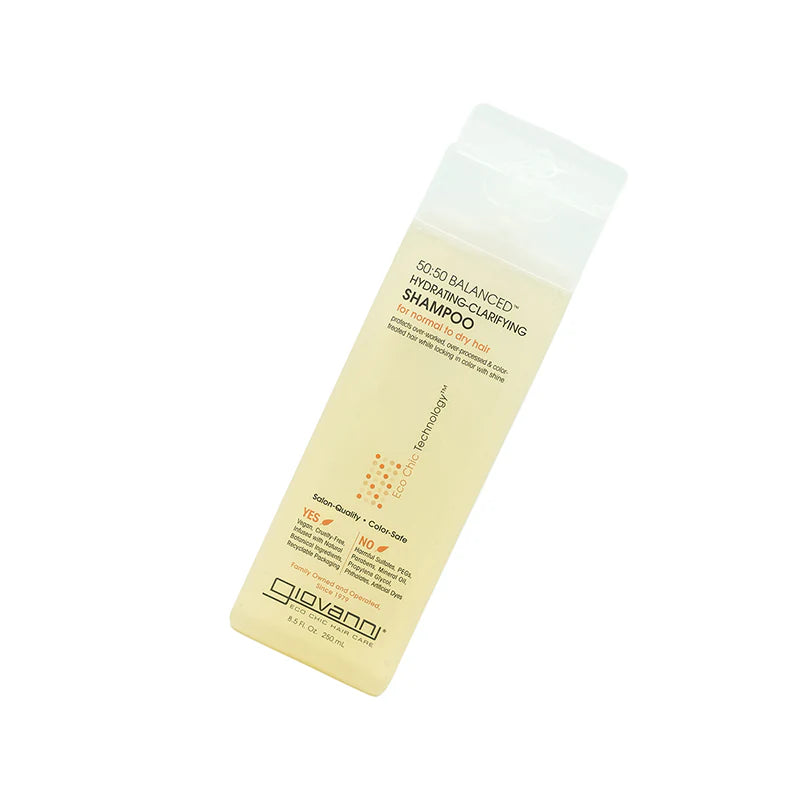 Giovanni 50:50 Balanced Hydration & Clarifying Shampoo for Normal to Dry Hair - 250ml