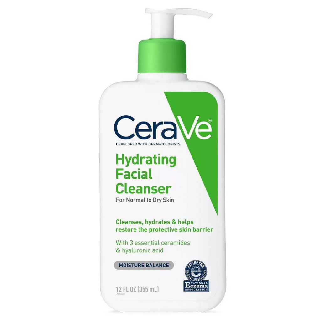 CeraVe Hydrating Facial Wash for Normal to Dry Skin - 355ml