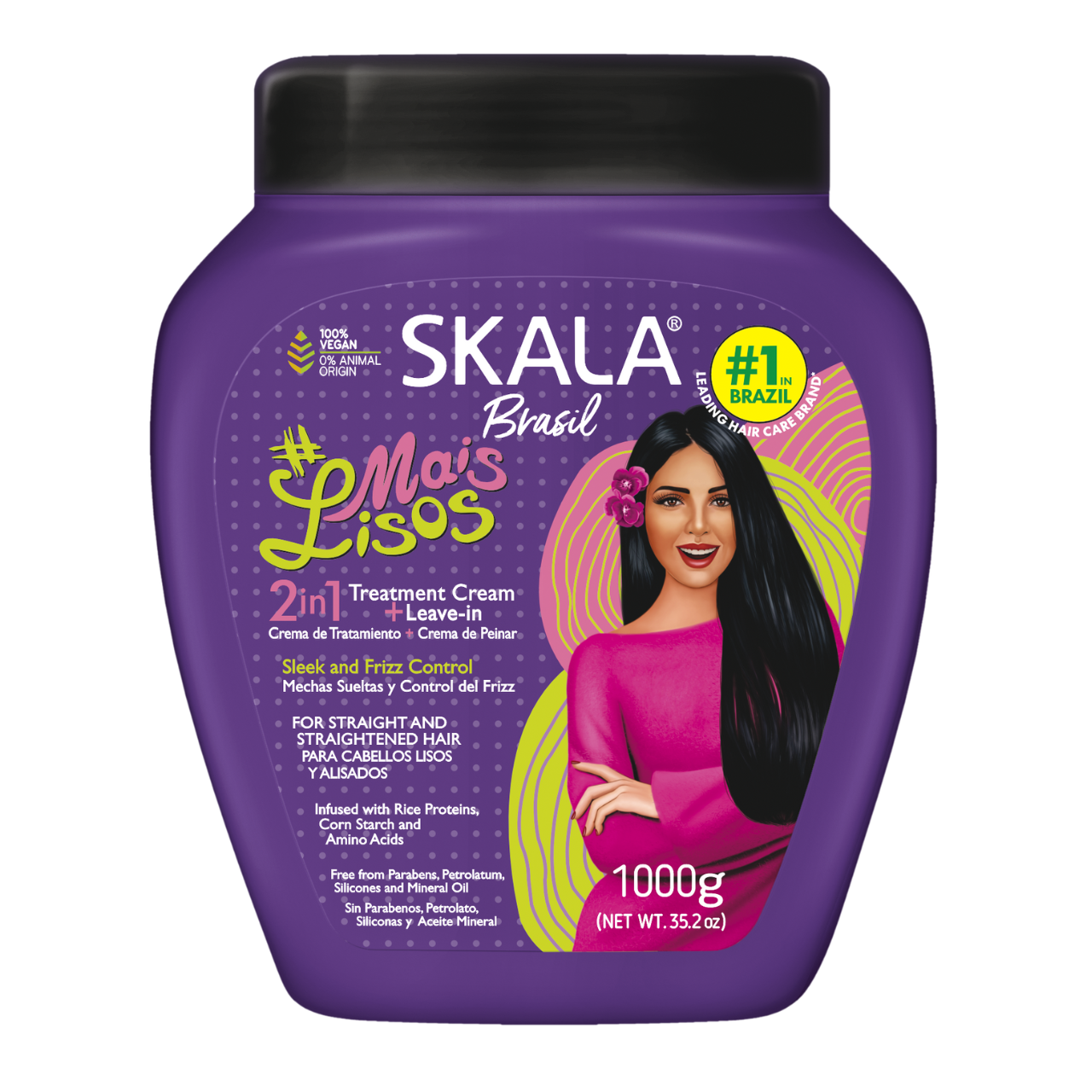 Scala Miss Lissus 2 in 1 Nourishing and Smoothing Hair Cream - 1000g