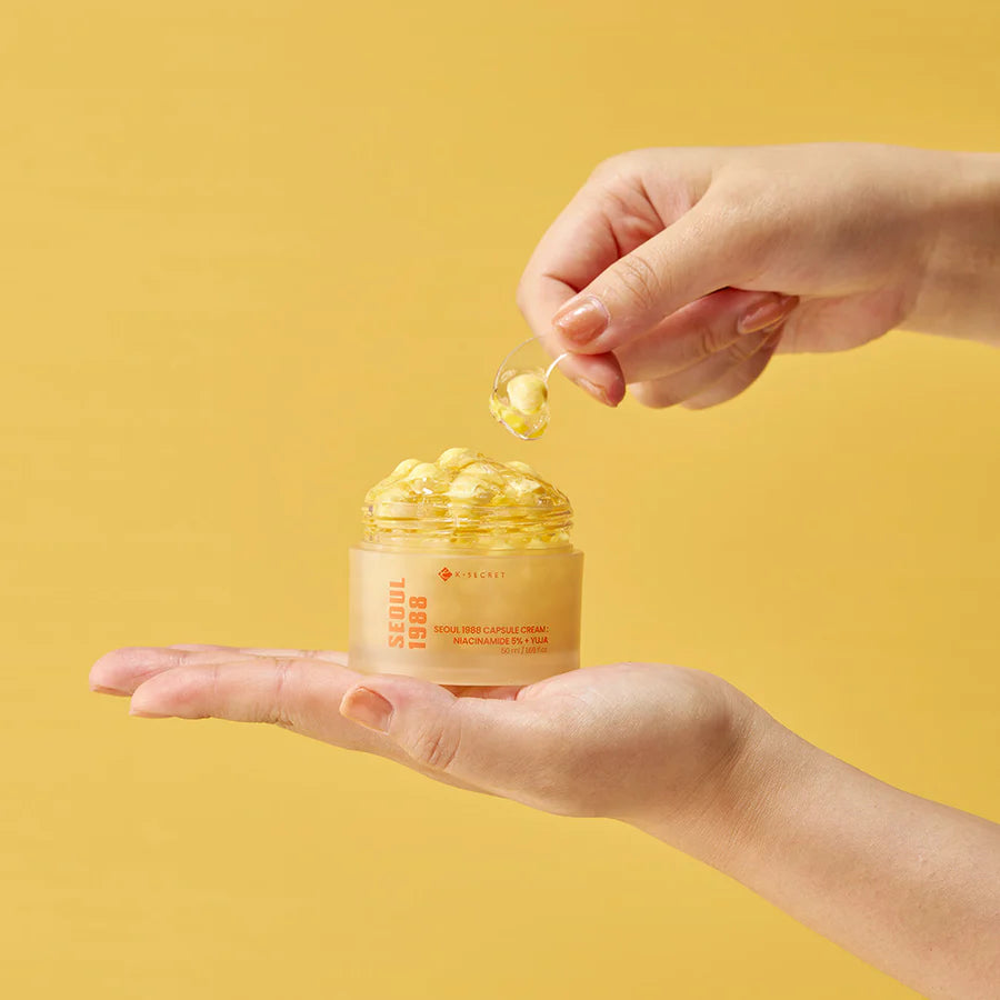 K-Secret Seoul 1988 Niacinamide 5% & Yuja Capsule Cream - 50ml