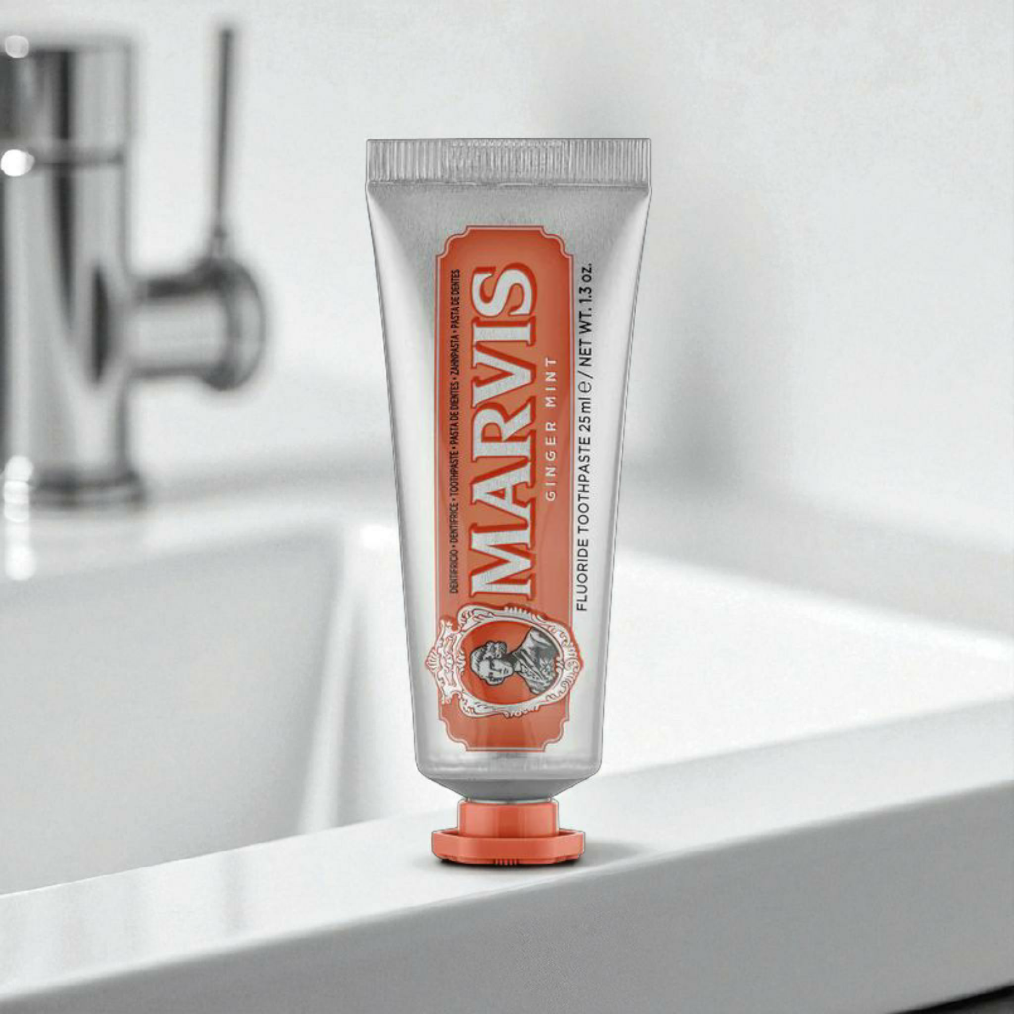 معجون تبييض الأسنان بنكهة الزنجبيل بالنعناع من مارفيس – 25مل