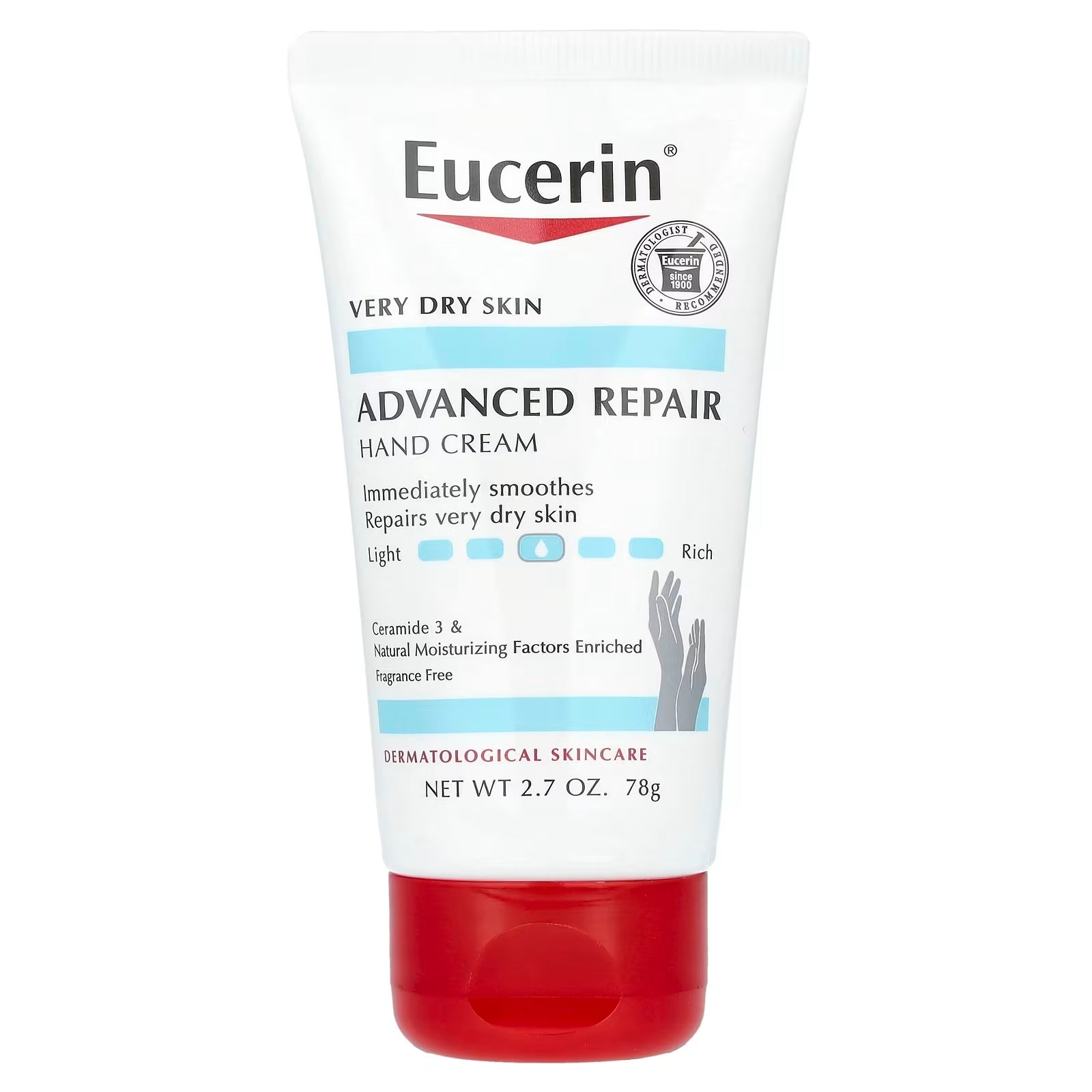 Eucerin Advanced Repair Hand Cream for Very Dry Skin - 78g