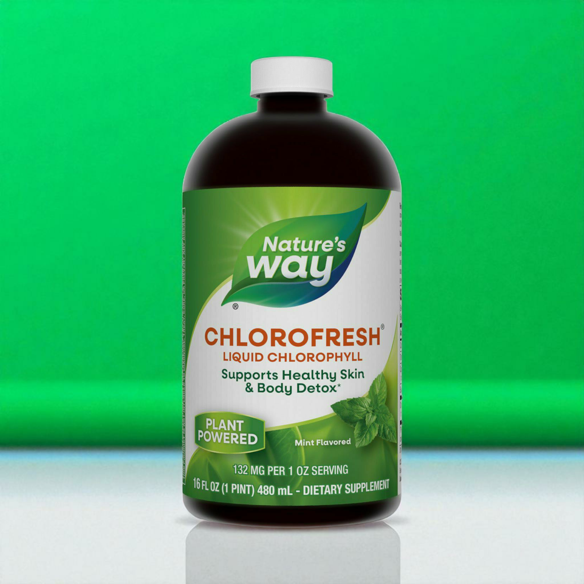 Nature's Way Chlorofresh Liquid Chlorophyll Mint Supplement - 480ml