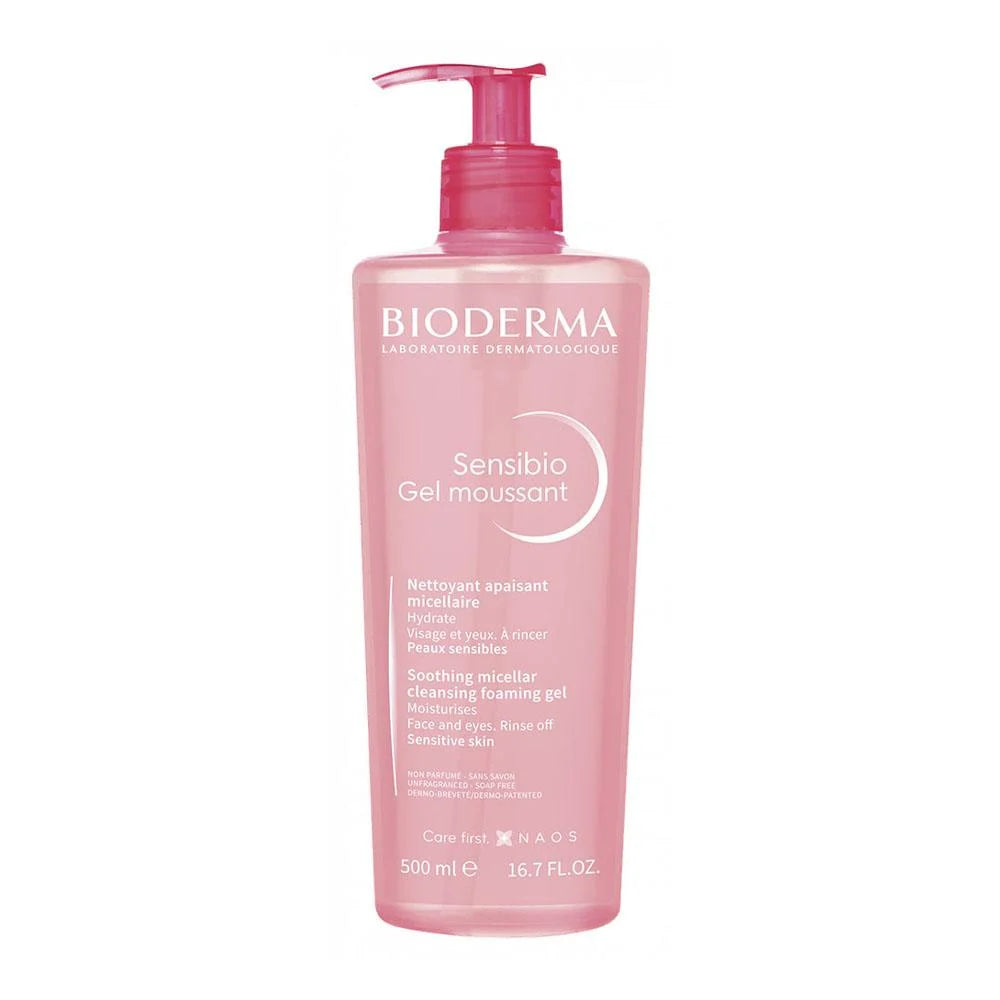 Bioderma Sensibio Foaming Gel for Sensitive Skin - 500 ml